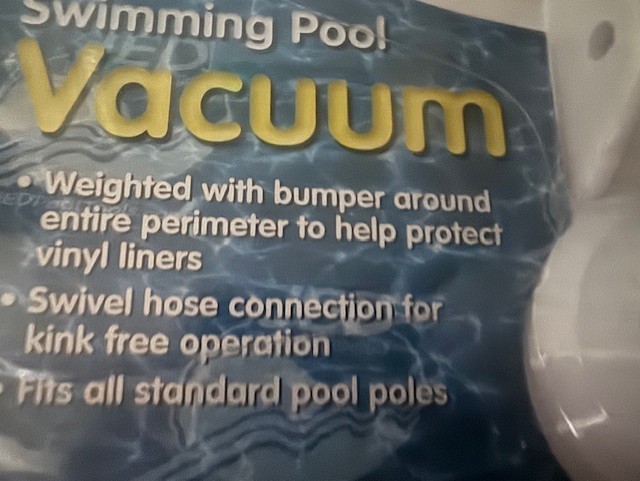 « NEW » JED #30-171 SWIMMING POOL VAC WEIGHTED HEAD/BRUSH WITH BUMPER ALL AROUND