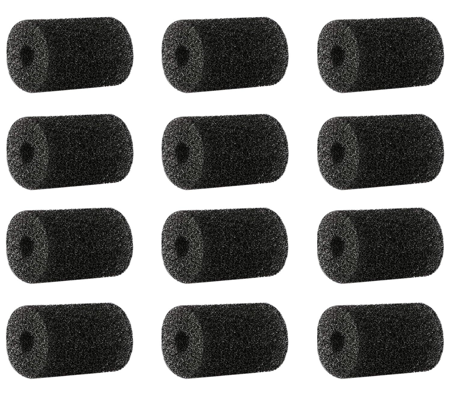 XNDCNY 12 Pack Pool Cleaner Sweep Hose Scrubber 9-100-3105 Replacement Black