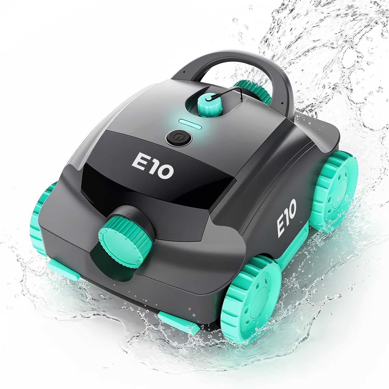 YOPOOL Cordless Robotic Pool Cleaner 100-Min Flat-Bottom Pools to 860 Sq.Ft