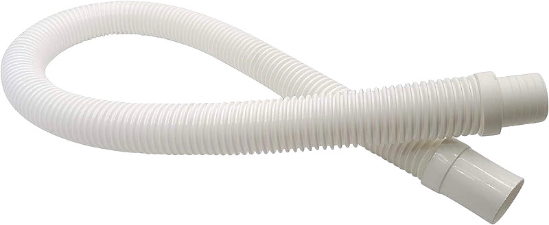 48&Prime; White Leader Hose Replacement for Automatic Suction Style Pool Cleaners