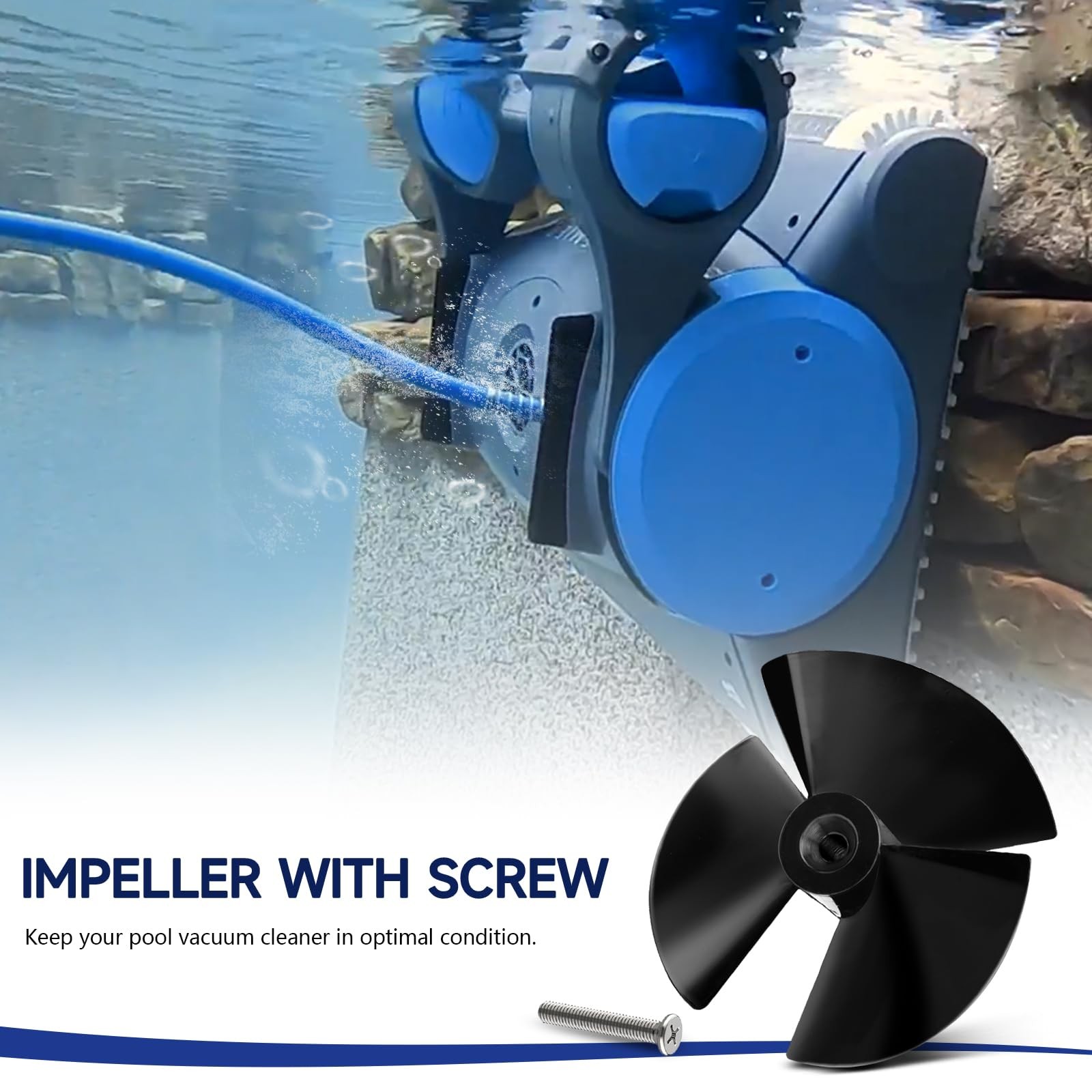 9995266-R1 Pool Cleaner Impeller for Maytronics Dolphin Premier/DX6/DX5S/M200…