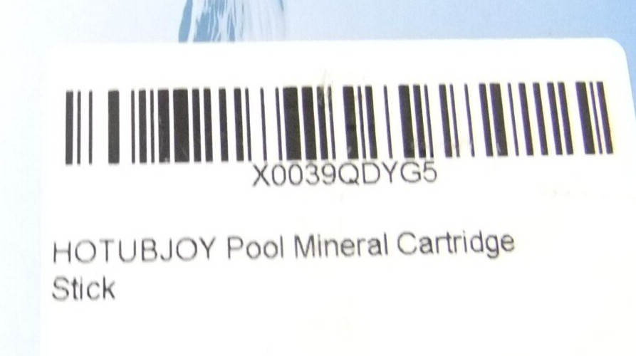 Hotubjoy Grey Mineral Ion Cartridge Stick Replacement For Hot Tub Spa And Pool