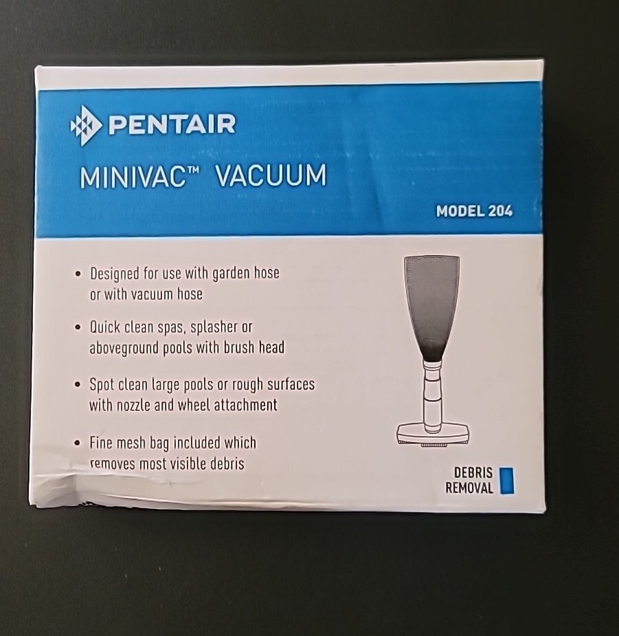 Pentair Rainbow Swimming Pool or Spa Mini-Vac Model #204