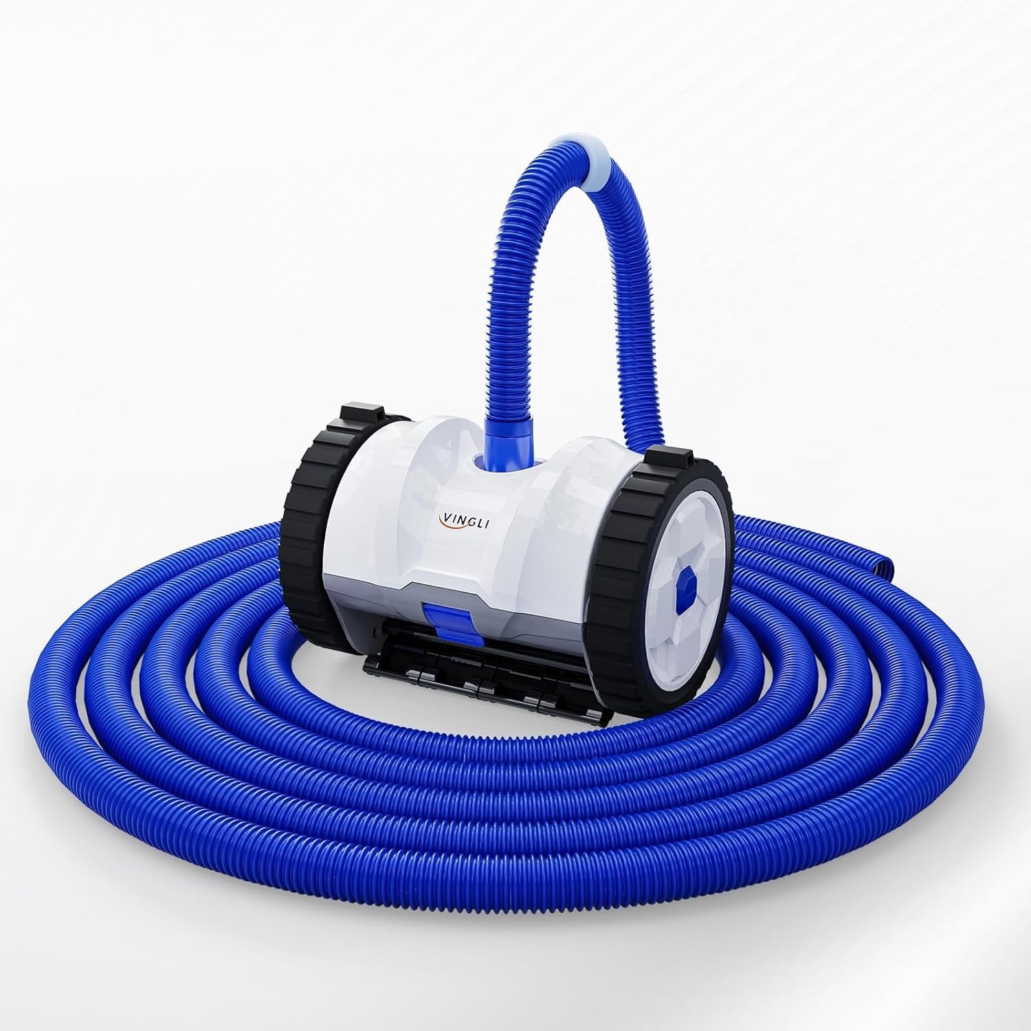 2025 Pool Vacuum Cleaner Suction Side Wall Climbing Automatic Sweeper 40ft Hose