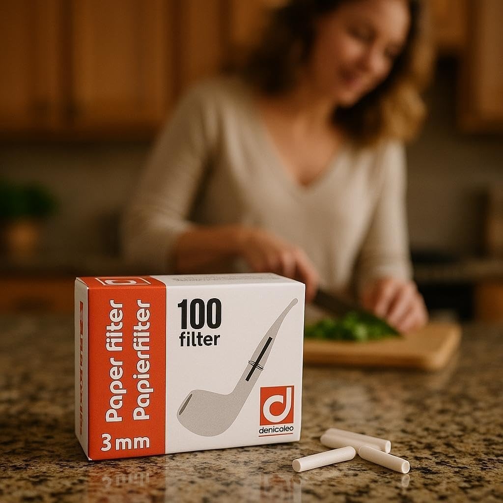 100-Piece 3Mm Paper Pipe Filters – German Quality