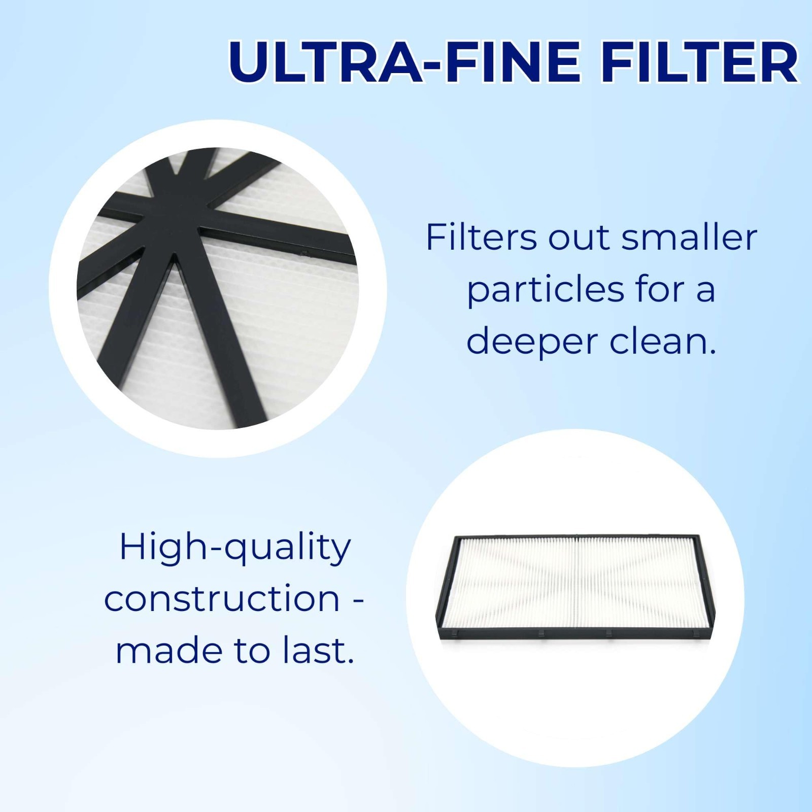Robotic Pool Cleaner Ultra-Fine Filter Panels – Set of 4 for Dolphin M400 M500