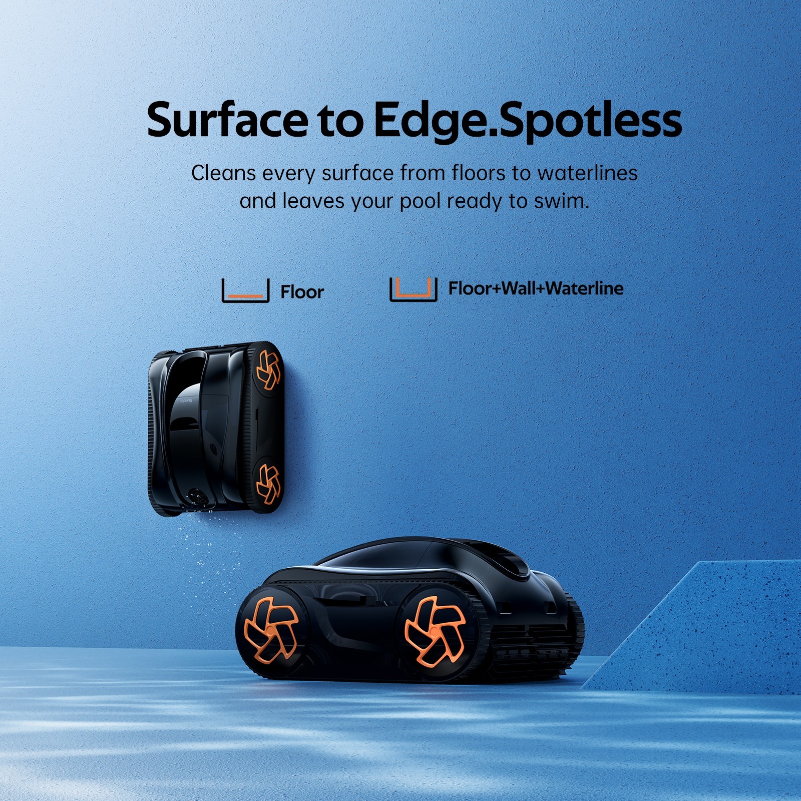 iGarden Pool Cleaner K40,4H Cordless Robotic Pool Vacuum For Inground Pools