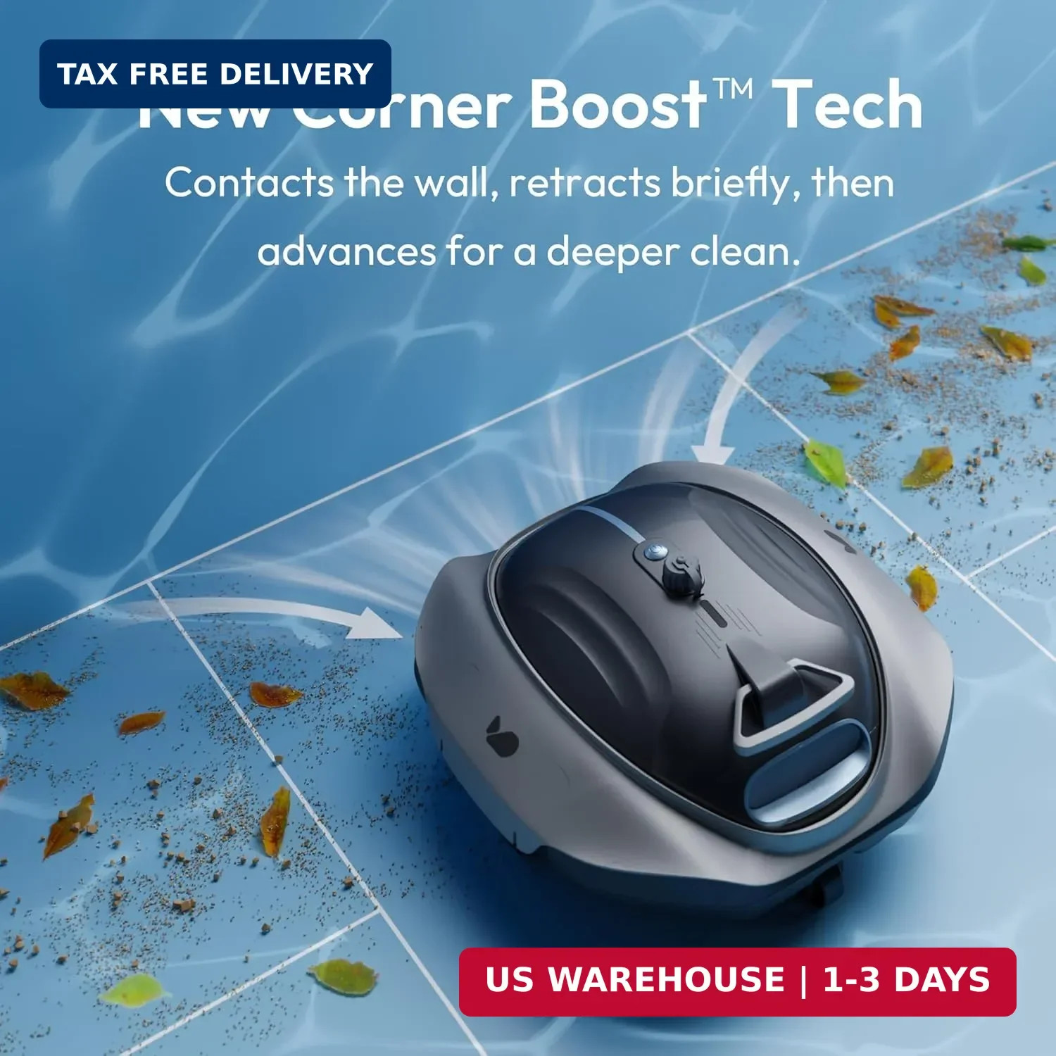 (2026 New) Bubot 300P Cordless Pool Vacuum for Above Ground Pool, Robotic Pool C