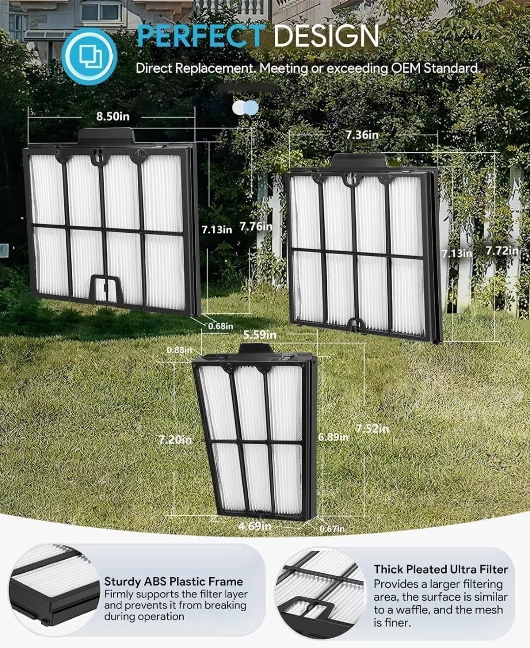 9991467-R4 Ultra-Fine Filter Cartridge Filter Panel Fit for Dolphin Pool Cleaner
