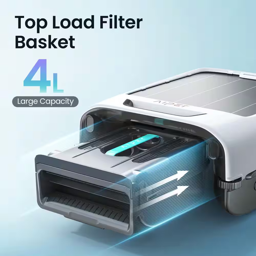 Ecosurfer M2 Robotic Pool Skimmer: with 24/7 Continuous Cleaning, Anti-Leakage C