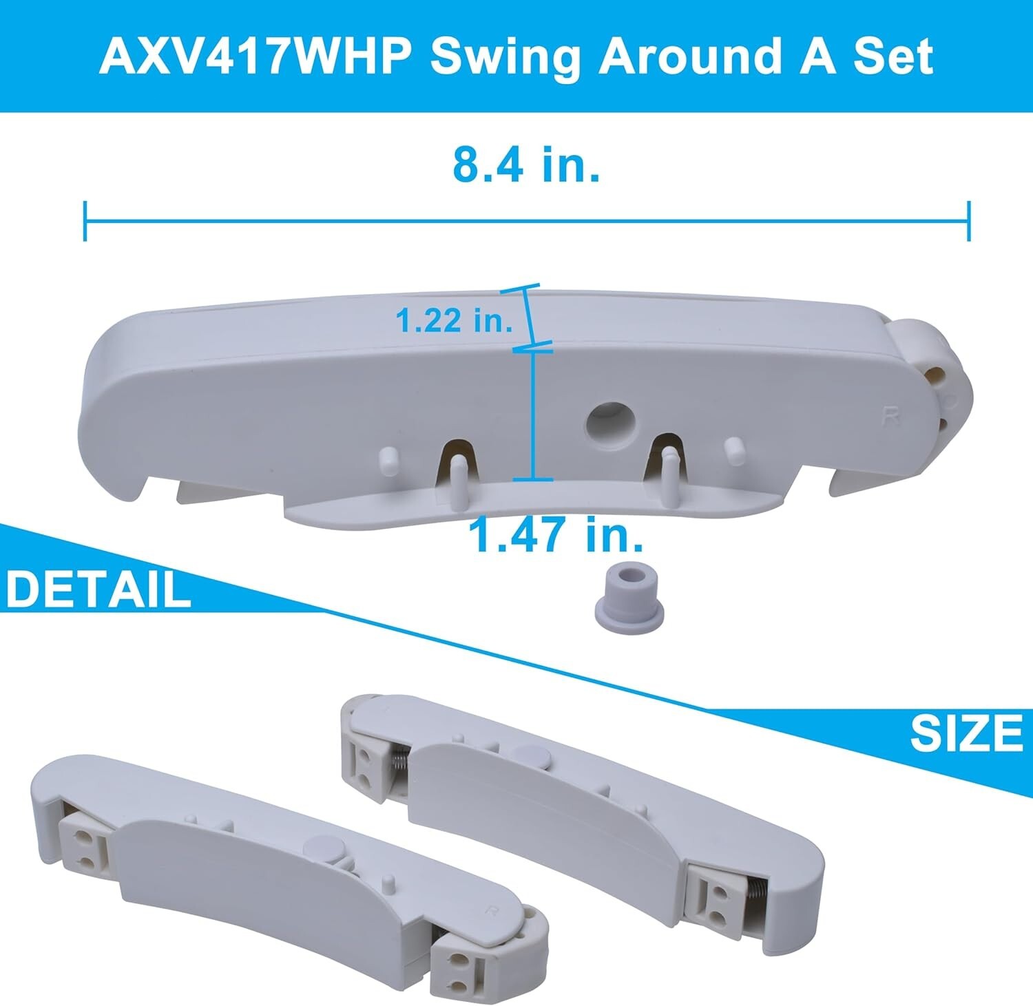 AXV417WHP Pool Cleaner Kit Compatible with Hayward Navigator Pool Vac Ultra Pool