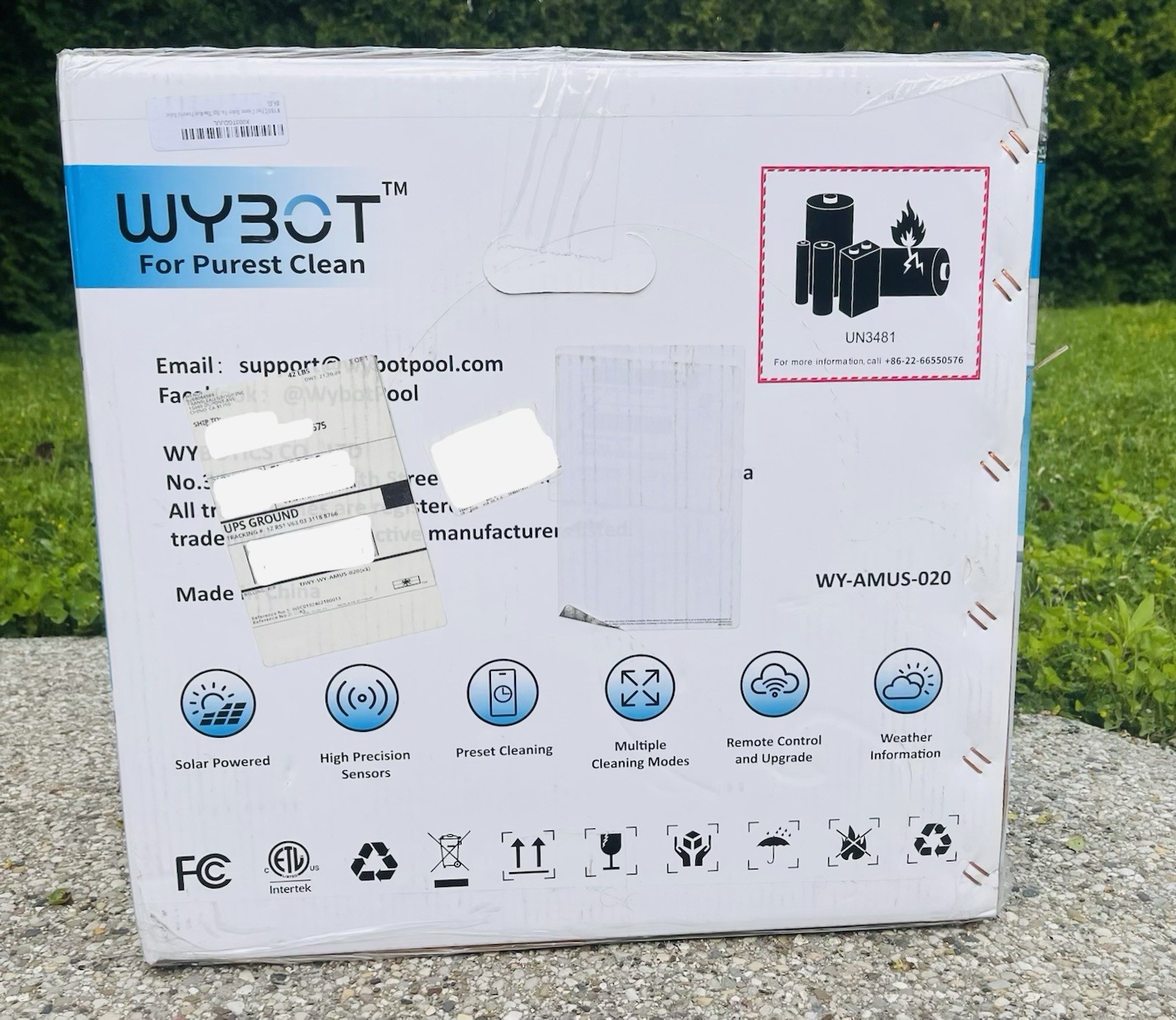WYBOT M1 Ultra Solar Cordless Robotic Pool Cleaner WiFi/App Triple Motors
