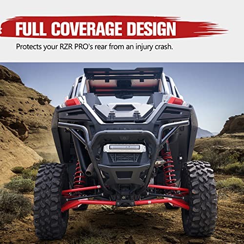 Rear Low Profile Bumper for Polaris RZR PRO XP/XP 4 2020 2021 2022 2023,