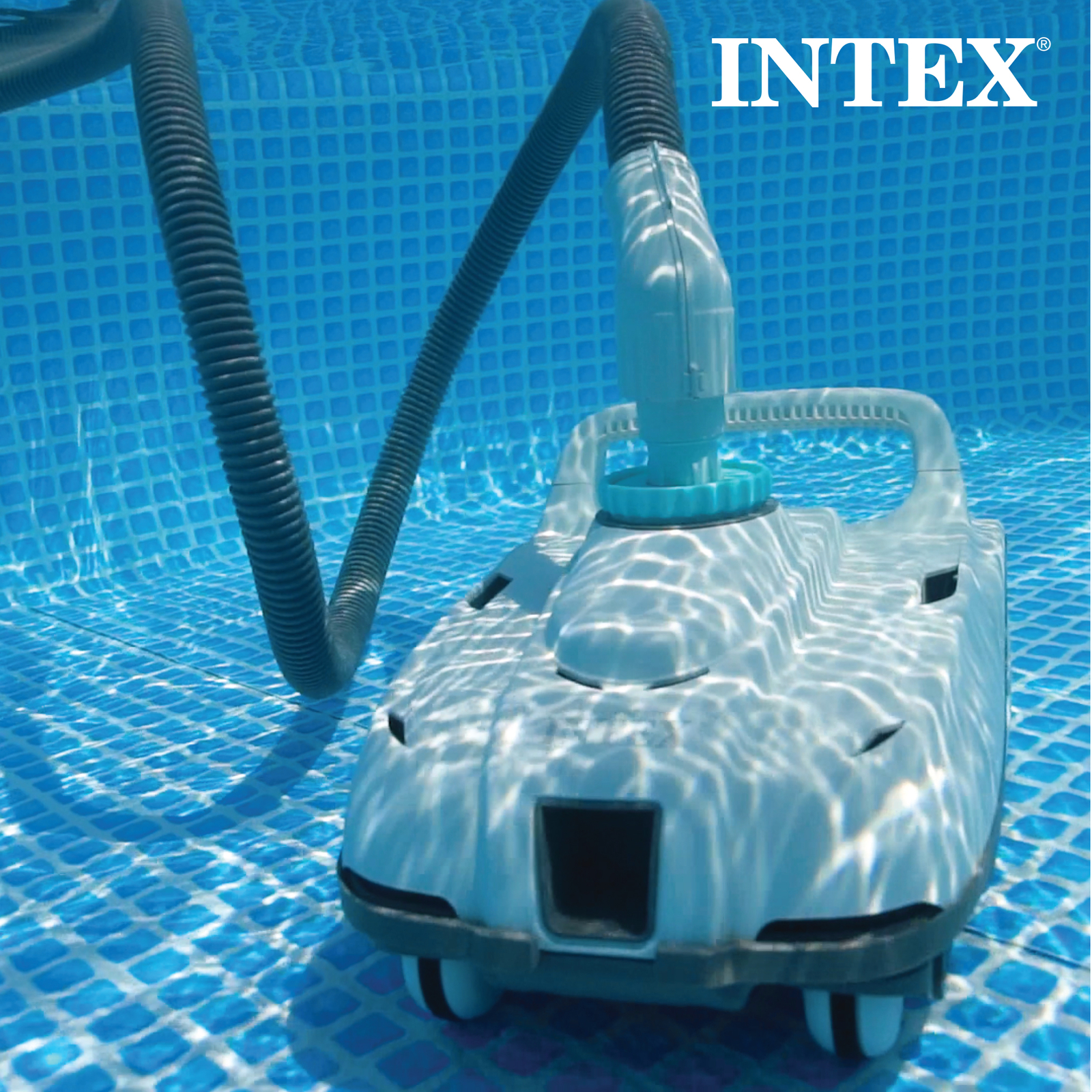 Intex Automatic Pressure Side Swimming Pool Cleaner w/Hose & Converter(Open Box)