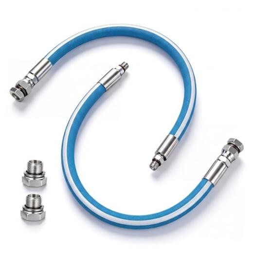 2 Pack 12mm Upgraded Engine Oil Drain Hose M12x1.5mm 18&Prime; Length Heavy Duty