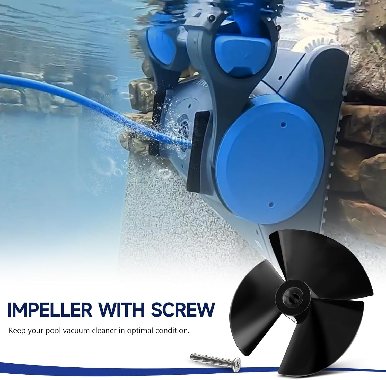 9995266-R1 Pool Cleaner Impeller for Maytronics Dolphin Premier/Dx6/Dx5S/M200/M4