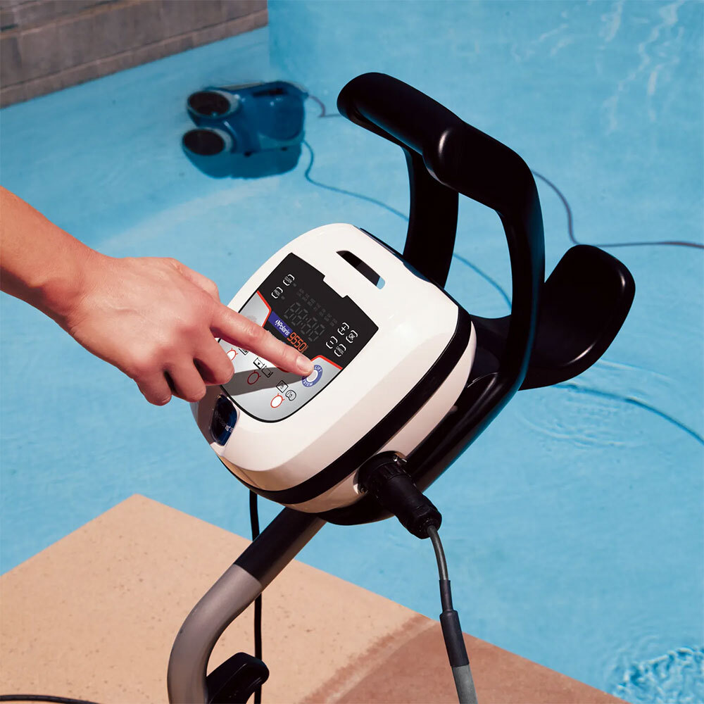 Polaris 9550 Sport Robotic Inground Swimming Pool Cleaner w/ Remote & Caddy Cart