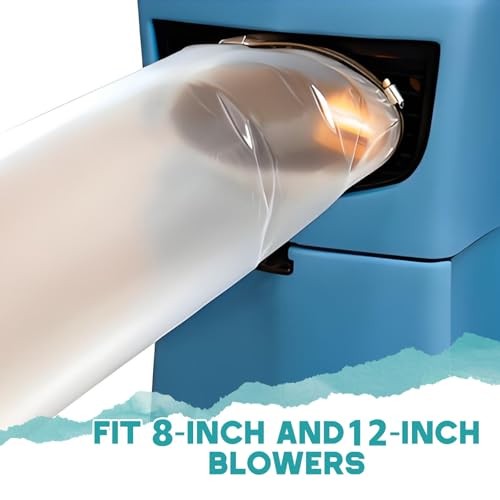 Lay Flat Ducting Poly Tubing 200 ft x 25 inches, Fits 8 and 200 ft X 25 Inch