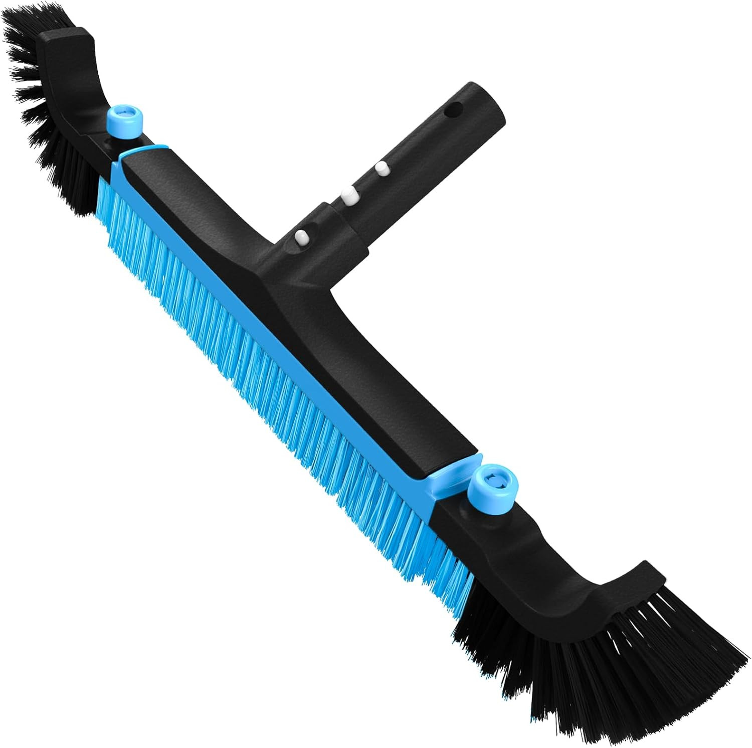 22&Prime; Extra-Wide Pool Brush Head, Heavy-Duty Pool Scrubber Brush with Detachable C
