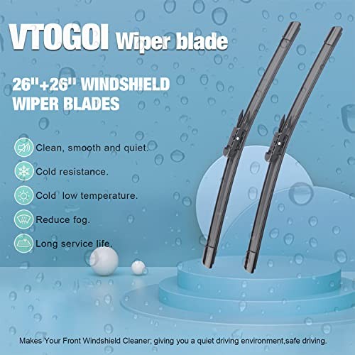 OEM Windshield Wiper Blades Replacement for Audi Q7 2006 2007 2008 2009 2010