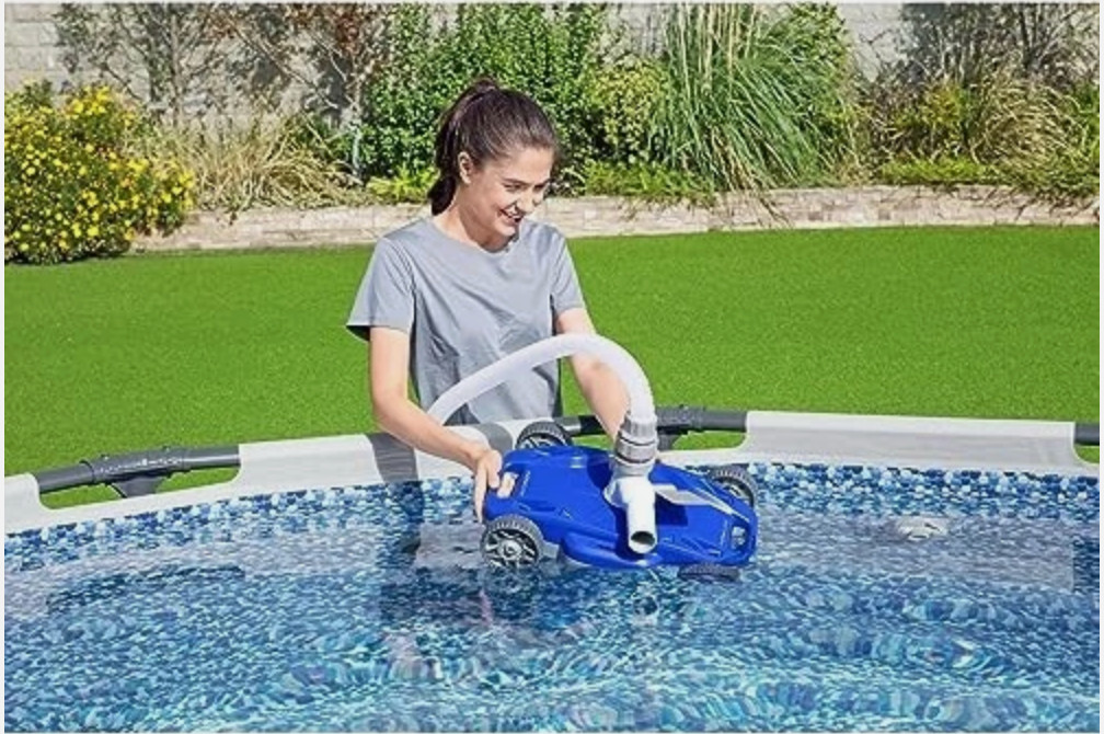 Bestway FlowClear AquaDrift Automatic Above Ground Swimming Pool Vacuum Cleaner
