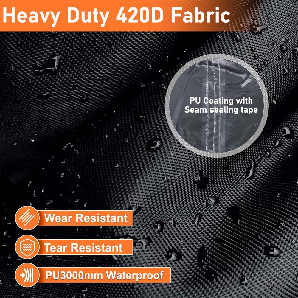 Heavy Duty Caddy Cover Waterproof Robotic Pool Cleaner UV Dust Protector Tarp