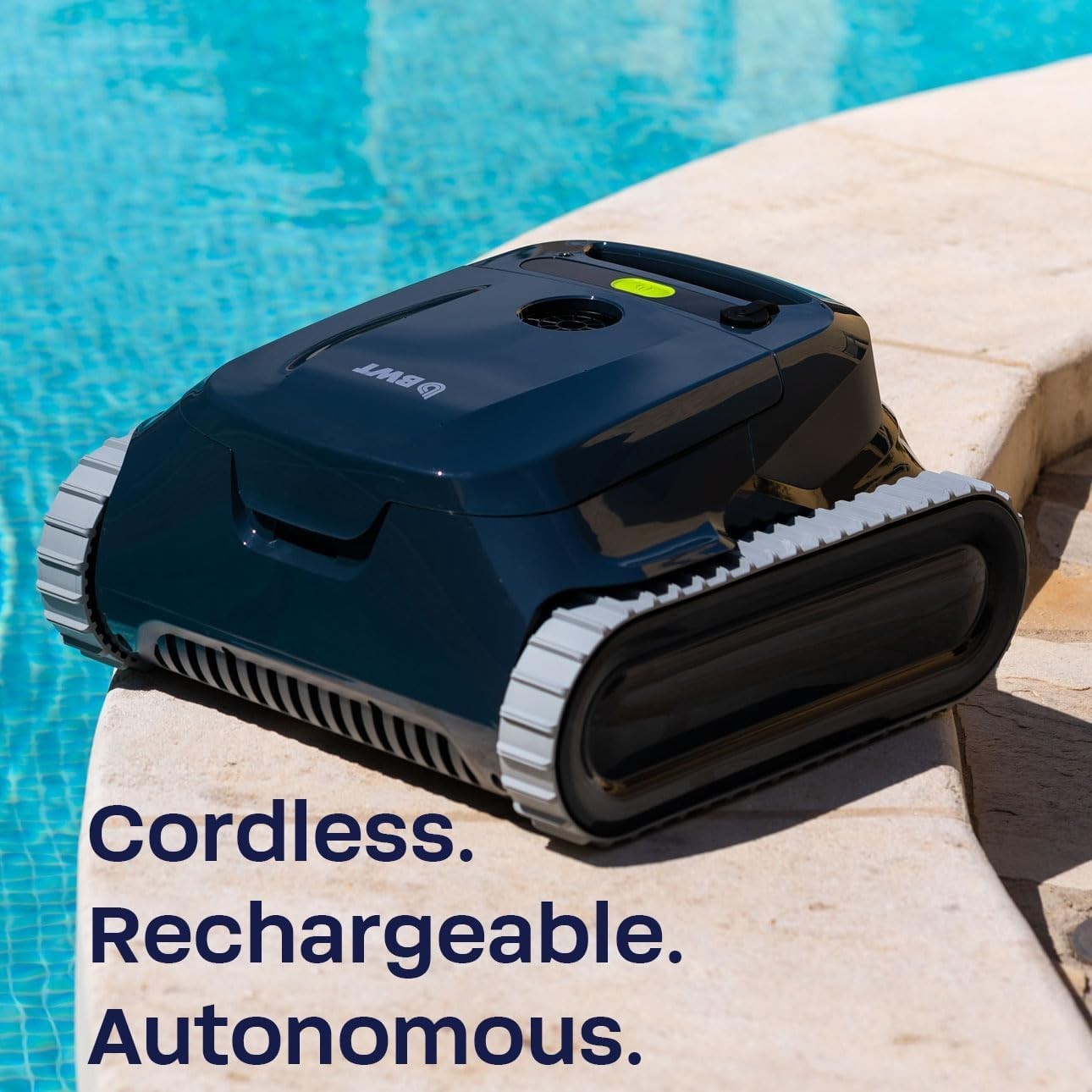 BWT ES Echo Cordless Robotic Pool Cleaner 4,000 GPH Suction 3 Hour Runtime