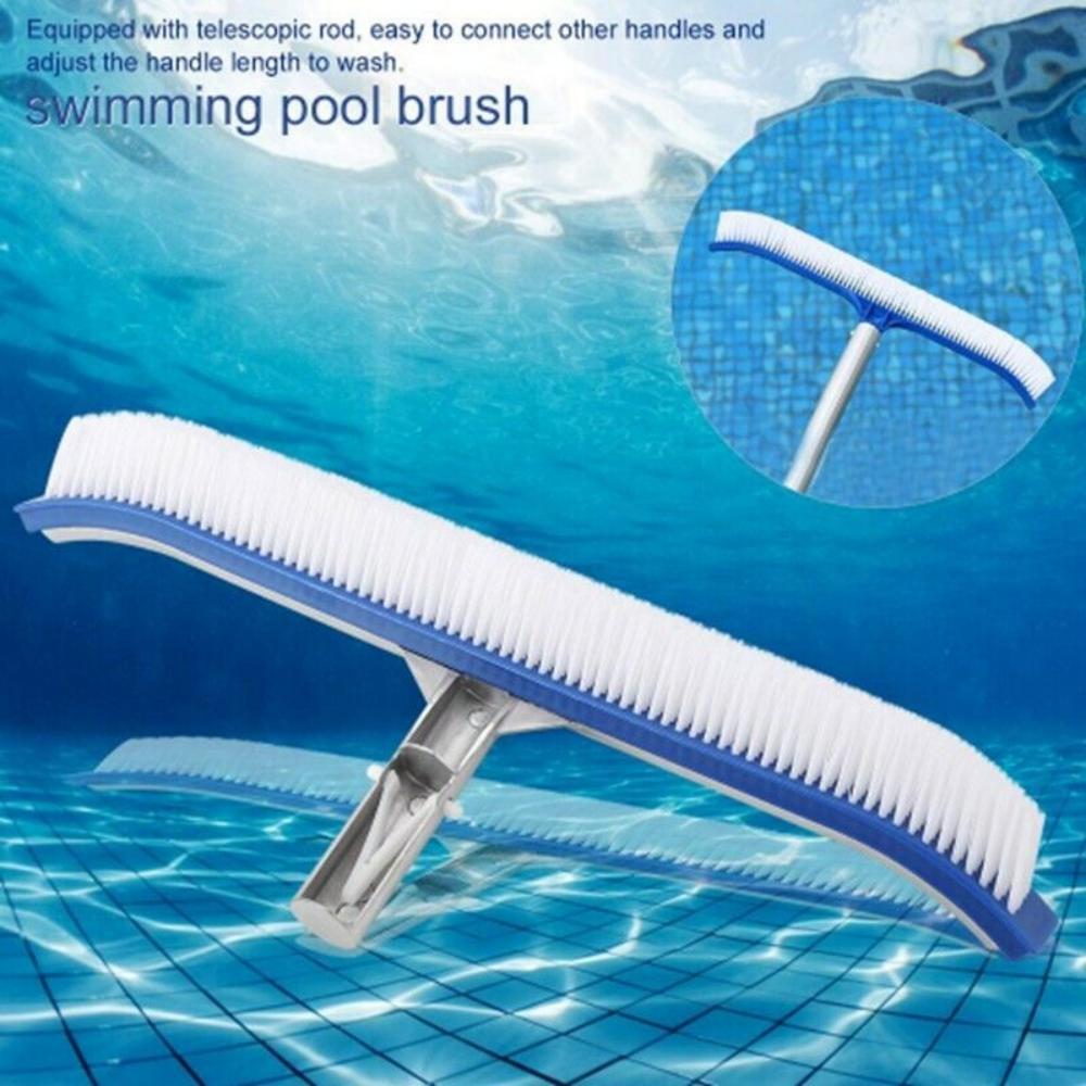 Premium 18 inch Pool Brush Head Aluminium Swimming Pool Brush Nylon Bristles US