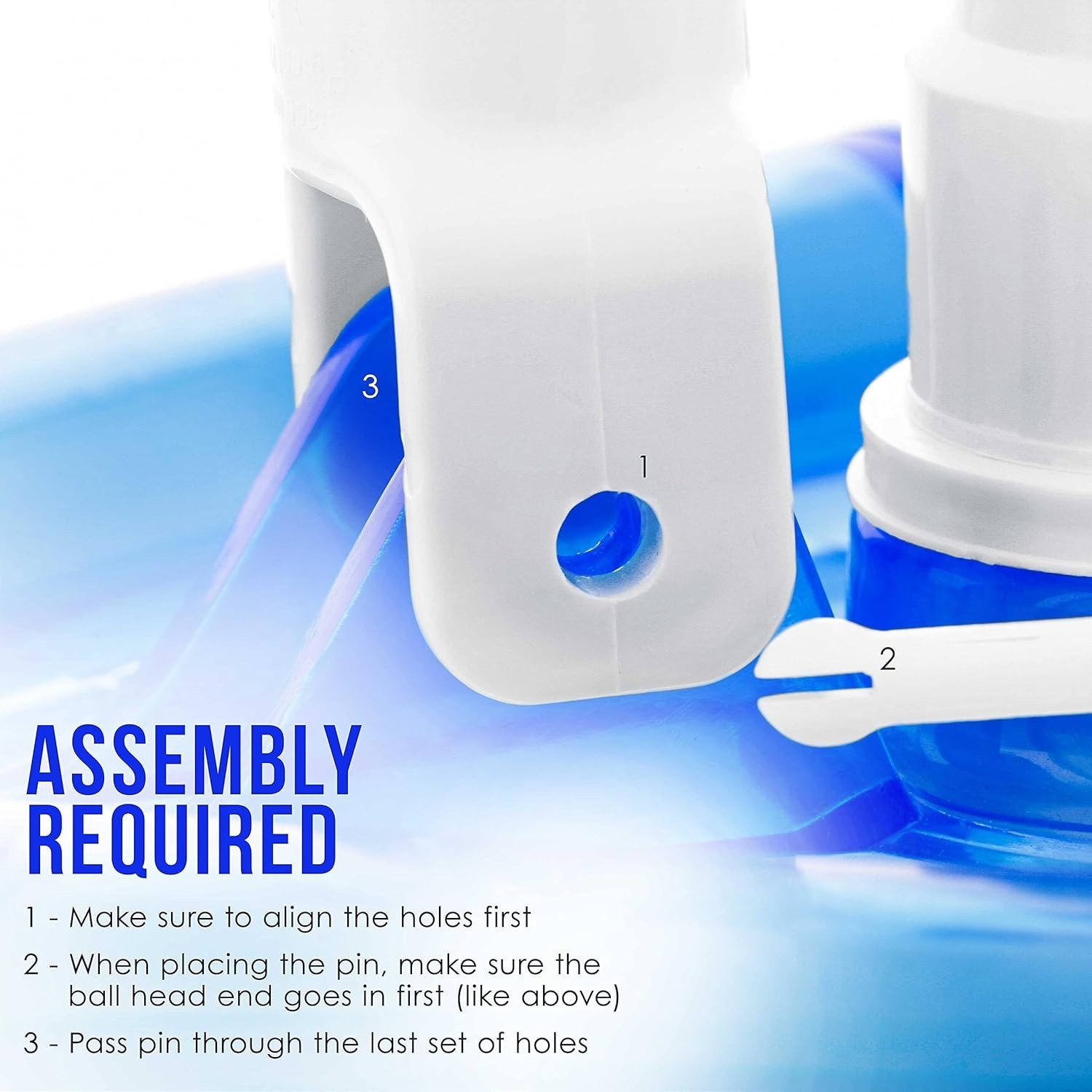 Lightweight Triangular Pool Vacuum with EZ Clip Handle – Perfect for Vinyl Pools