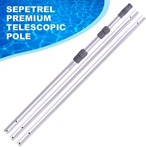 Sepetrel Pool Pole – Professional 15 Foot Telescoping Swimming Pool Cleaning …
