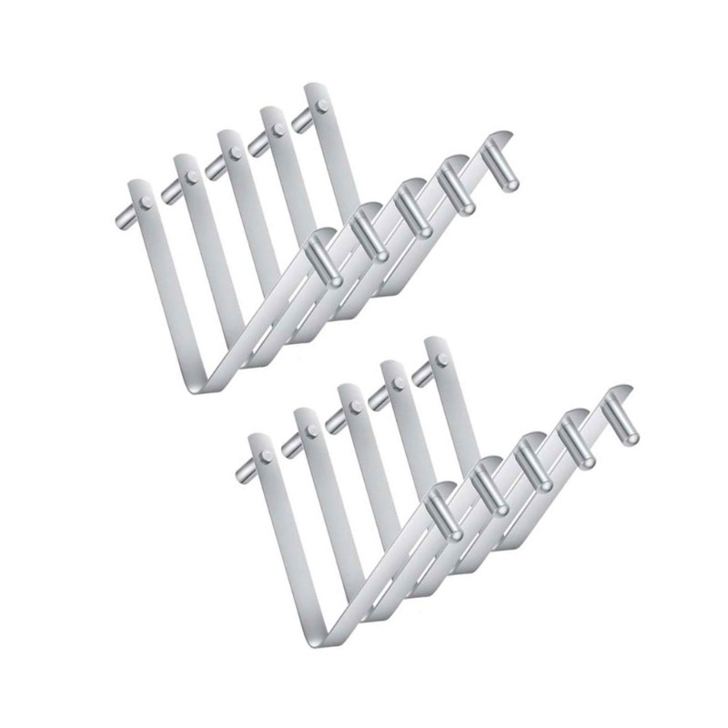 5/10Pcs Pool Rod Clips V Shape Stainless Steel Pool Brush Clip Rustproof
