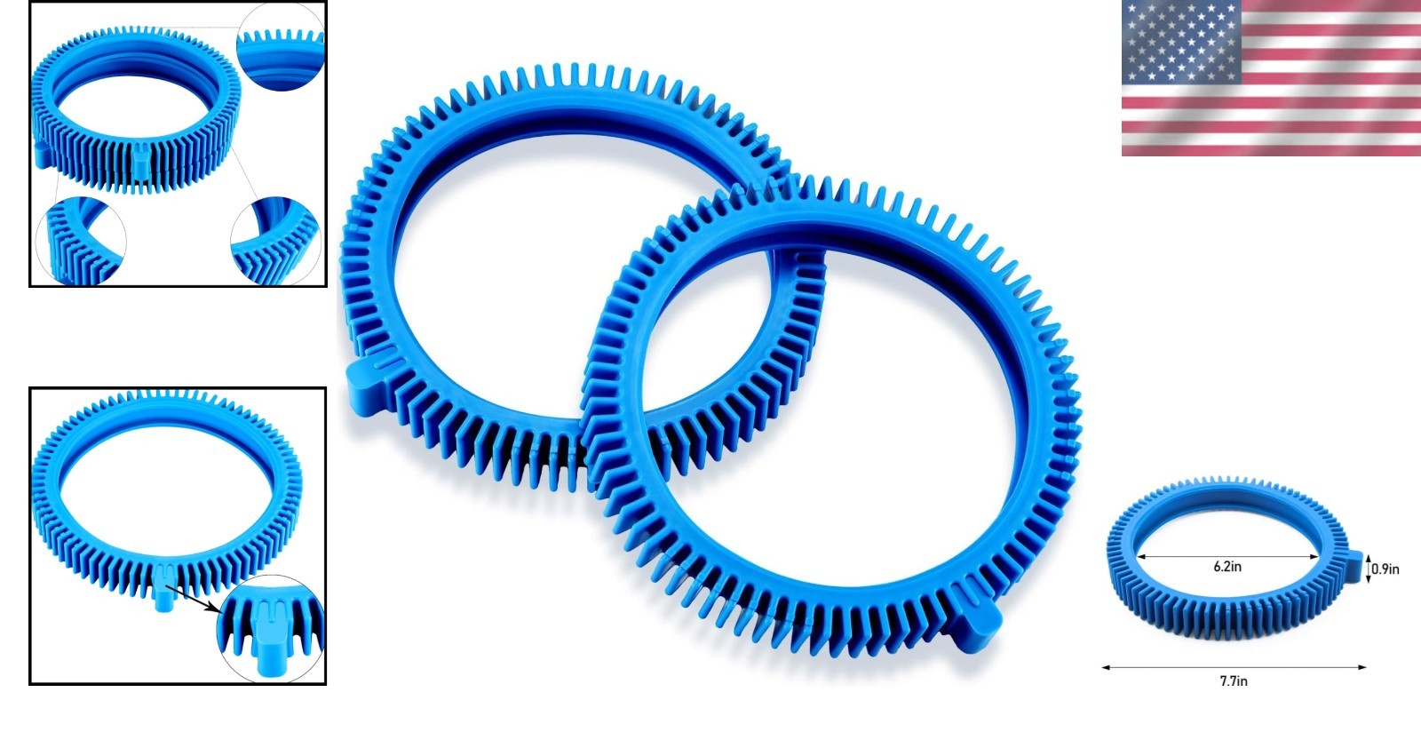896584000-143 Blue Tire Kit – Easy Install, Durable Design for Hayward Cleaners
