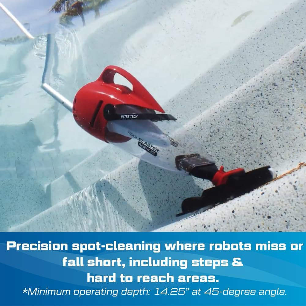 Pulse XL 350 Cordless Pool Vacuum – 60 Min Run Time, Auto Sensor, Handheld