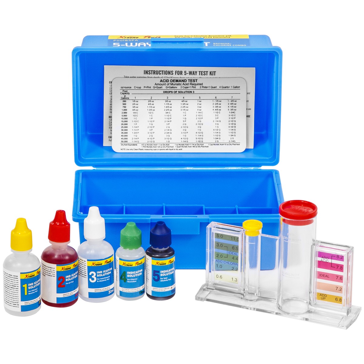 Automatic Pool Cleaner Vacuum-generic Pool Hose Set w/ (5 Way Pool Testing Kit)