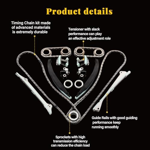 Timing Chain Kit Compatible with 1999-2004 for Lincoln Navigator Blackwood
