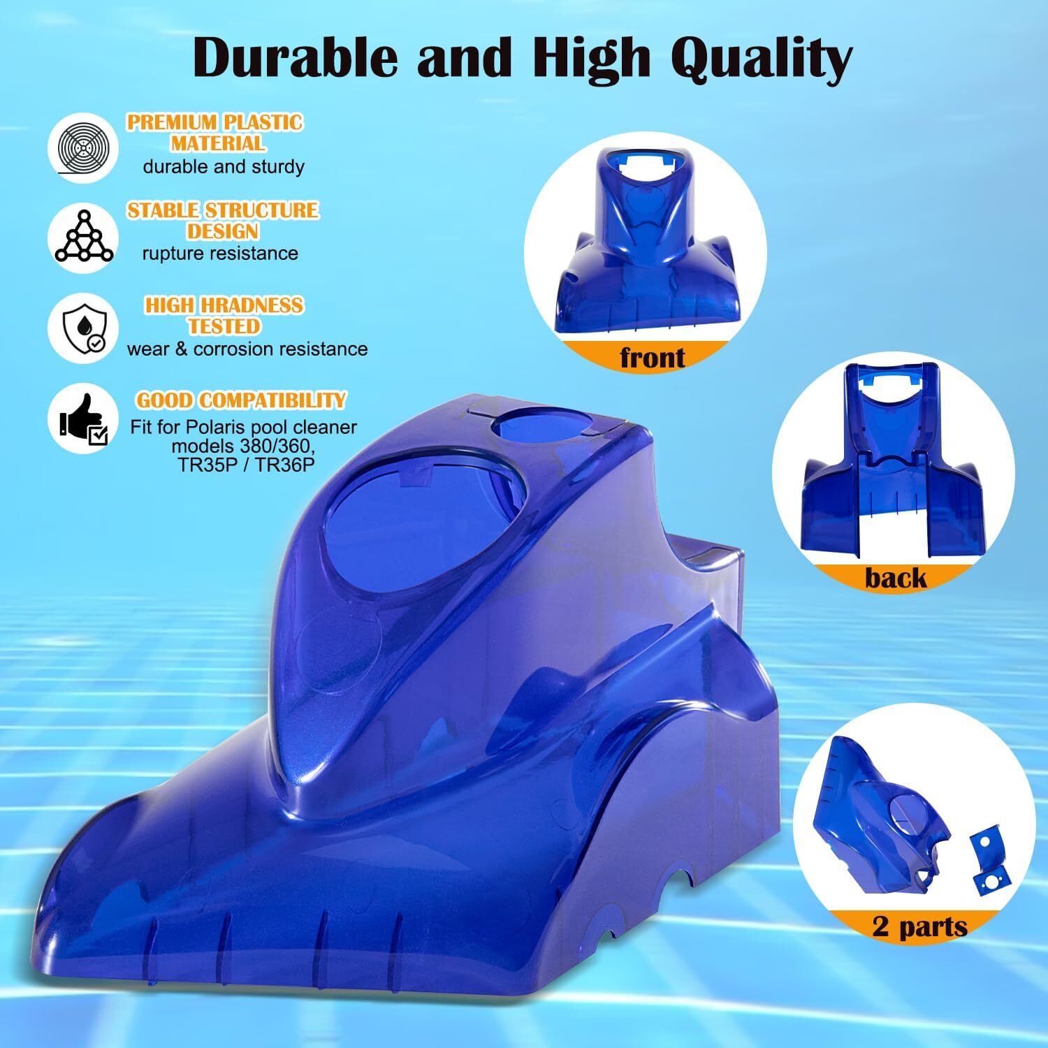 9-100-1240 Top Housing for Polaris 360/380 Pressure Side Pool Cleaner