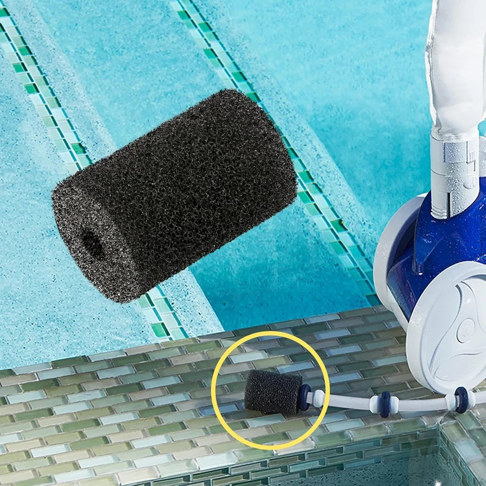 Pool Hose Tail Scrubbers,12 Pack Tail Sweeps Scrubber Replacement High Density S