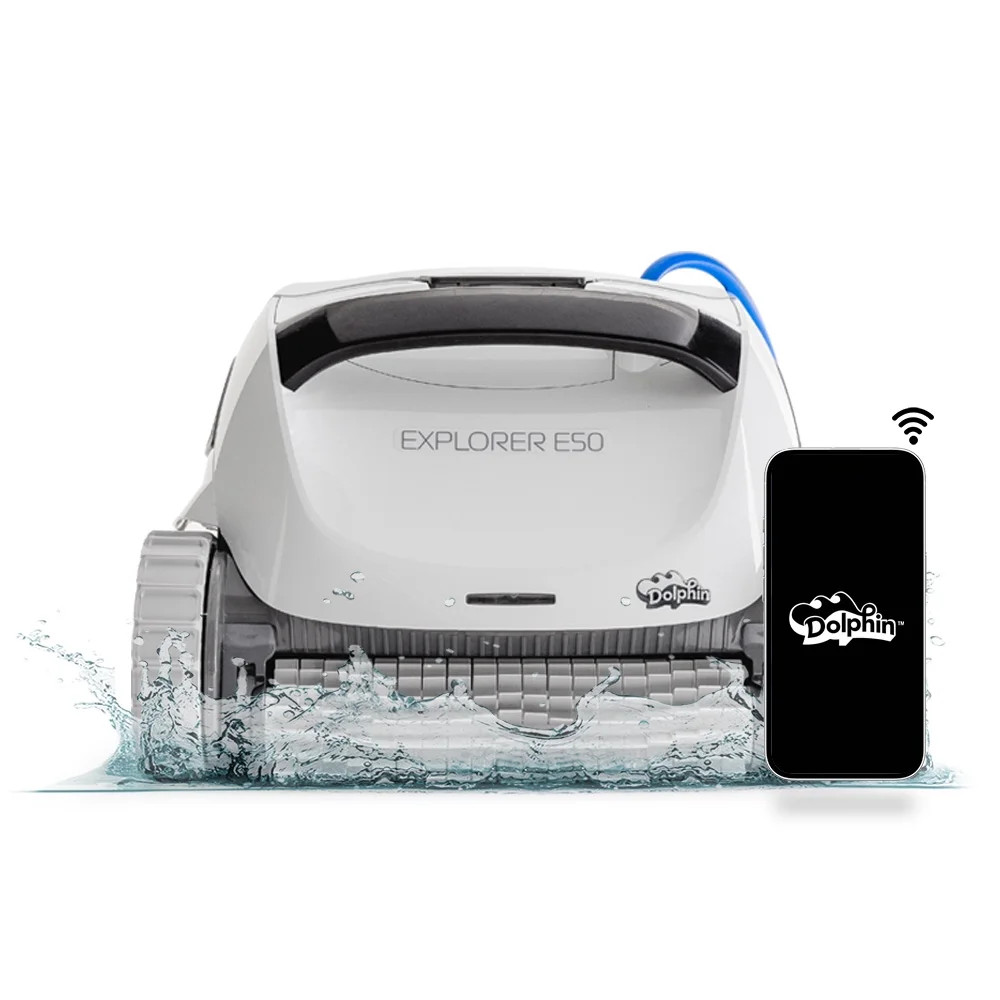 (2024 Model) Explorer E50 Wi-Fi Robotic Pool Vacuum Cleaner Pools up to 50 FT –