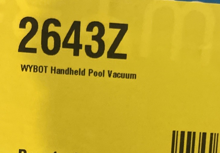 WYBOT Handheld Pool Vacuum Cleaner Rechargeable Spa Hot Tub Cleaner NEW