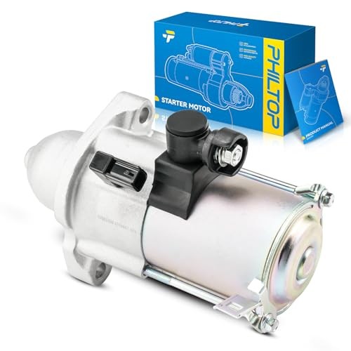 New Starter Motor Replacement for 2013-2017 Accord 2.4L Automatic CVT, 10914N