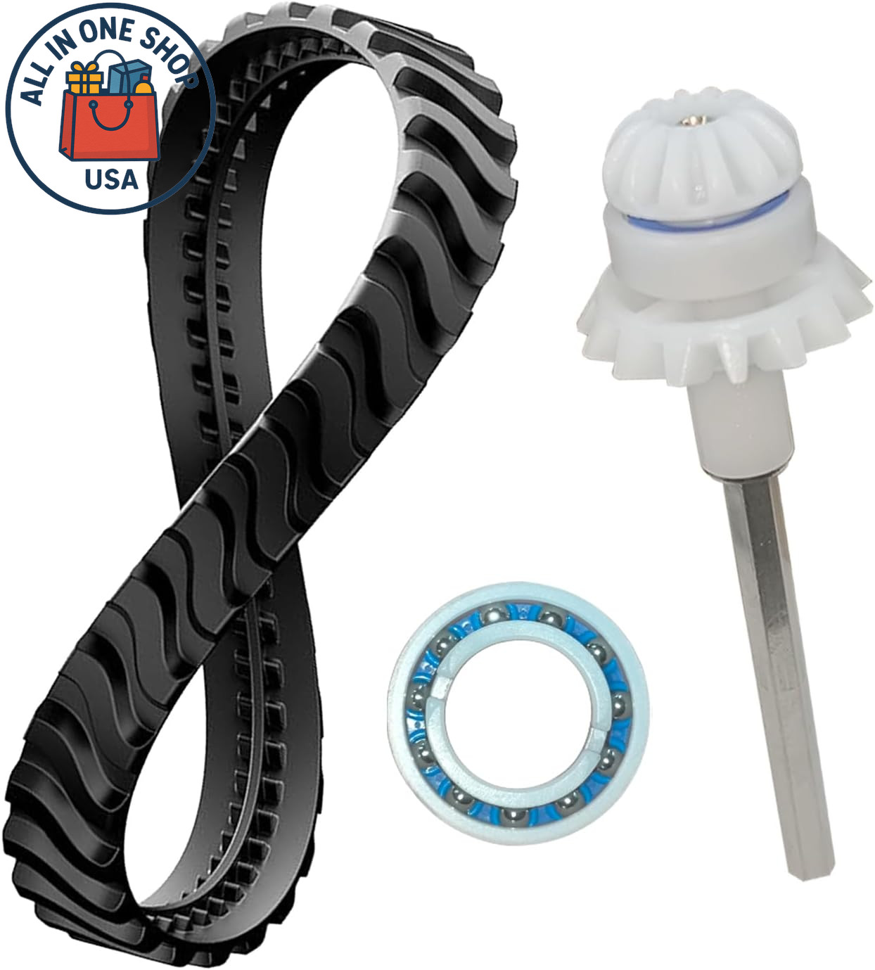 Pool Cleaner Tune-Up Kit: R0526100 Track, R0525100 Drive Shaft, R0527000 Bearing