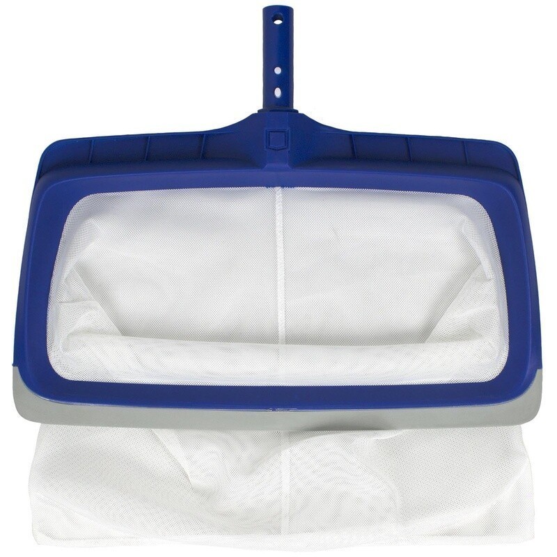 Vinyl Liner Swimming Pool Rake W/ Rubber Bumper Heavy Duty Nylon Net Tool New