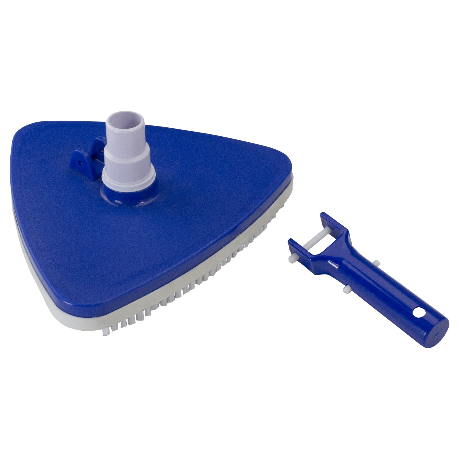 Pool Central 10.5&Prime; Triangular Weighted Swimming Pool Vacuum Head – Swivel Cuff