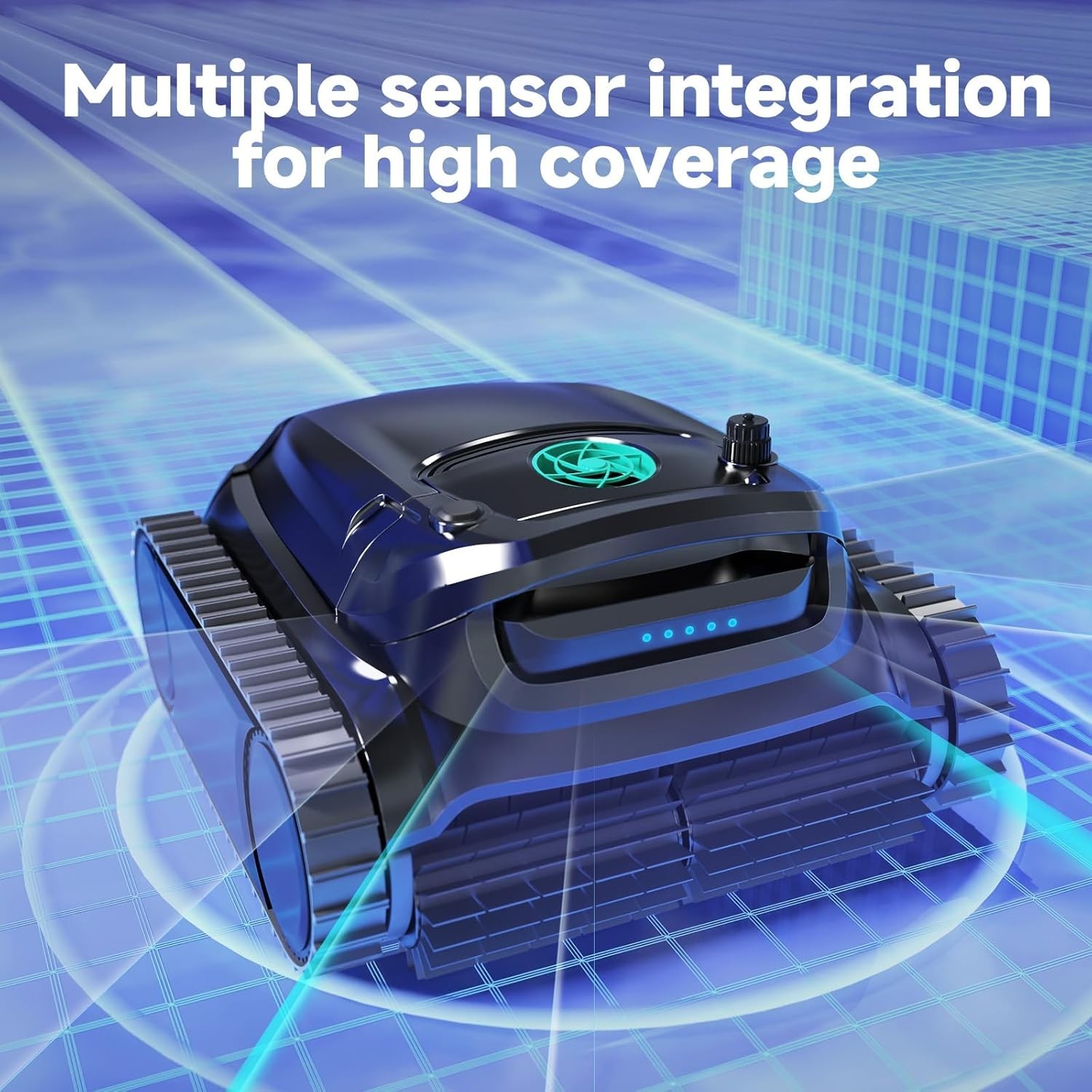 WYBOT M1 Robotic Pool Cleaner | App Control | 300min/4305sq ft | 10,000mAh Brush