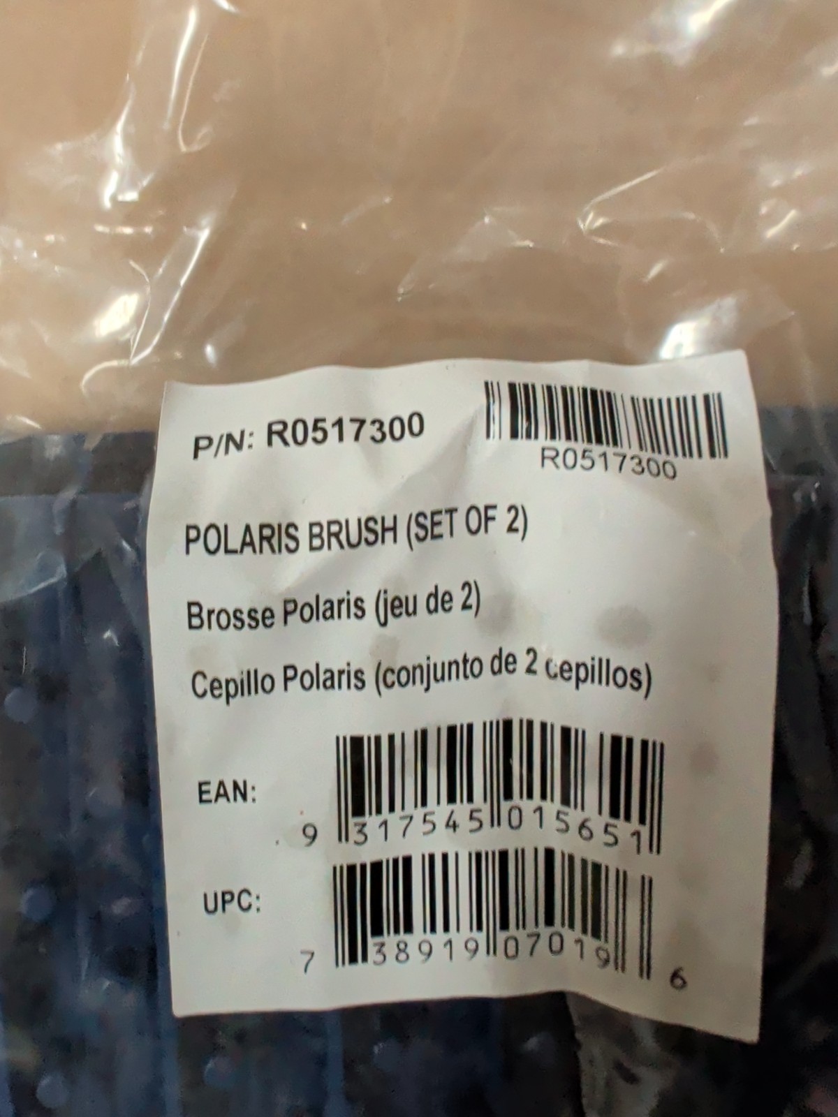 Zodiac OEM R0517300 Polaris Brush Set 2-Pack X2