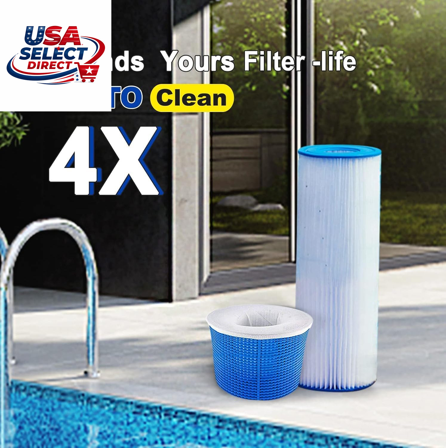 100 Pack Pool Skimmer Socks for Filters and Hot Tub Accessories