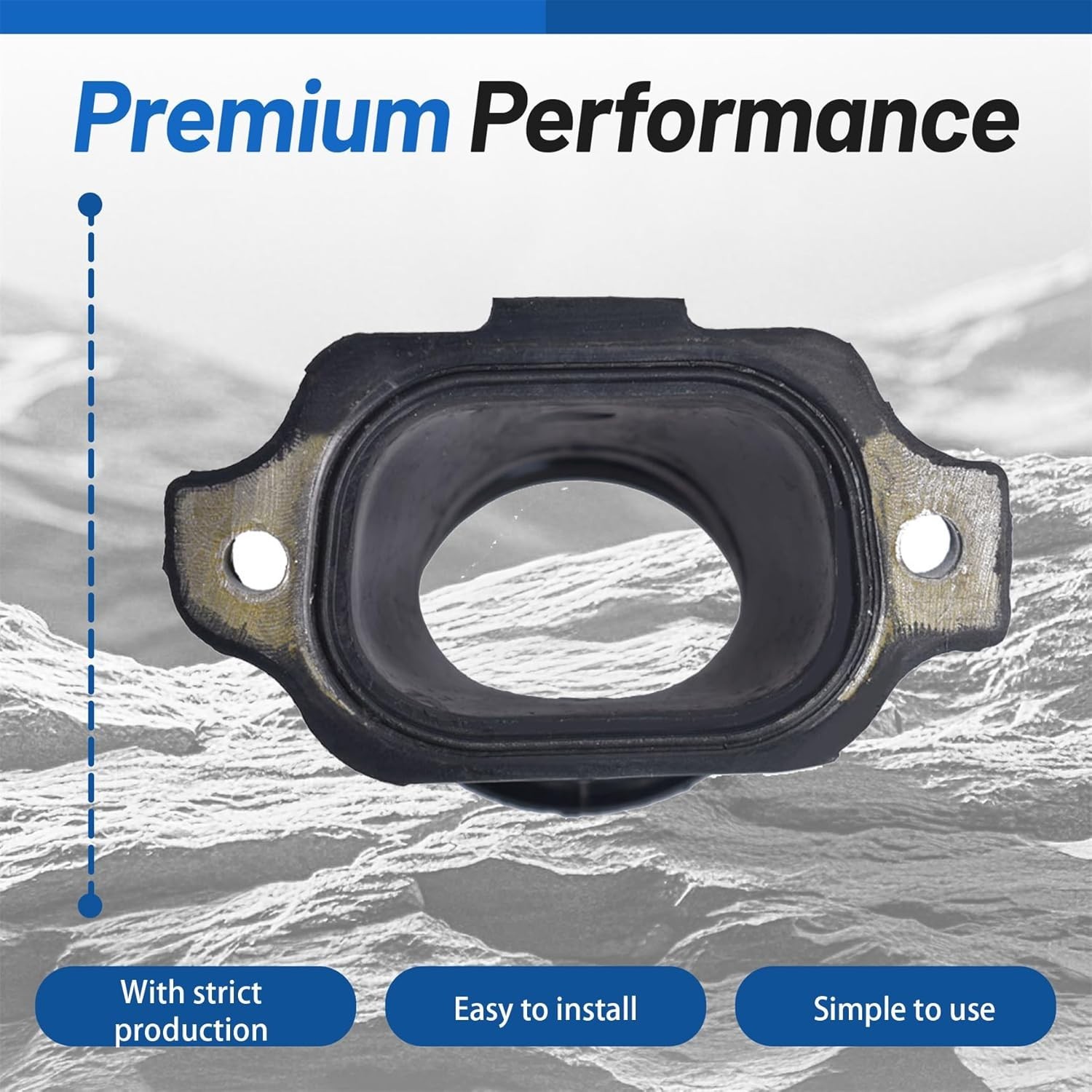 Carburetor Holder Intake Boot Replacement for Polaris RZR800 SW 800 XP