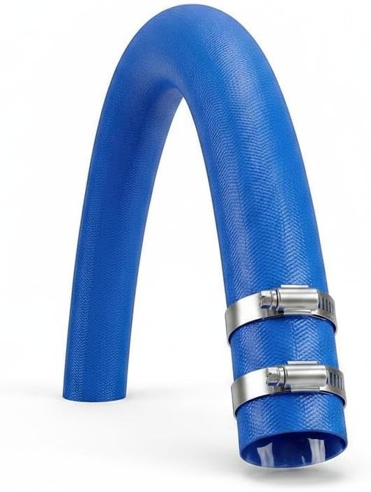 1.5&Prime; x 50 ft Discharge Hose Lay Flat Hose Backwash Drain Hose with 2 Clamp PVC