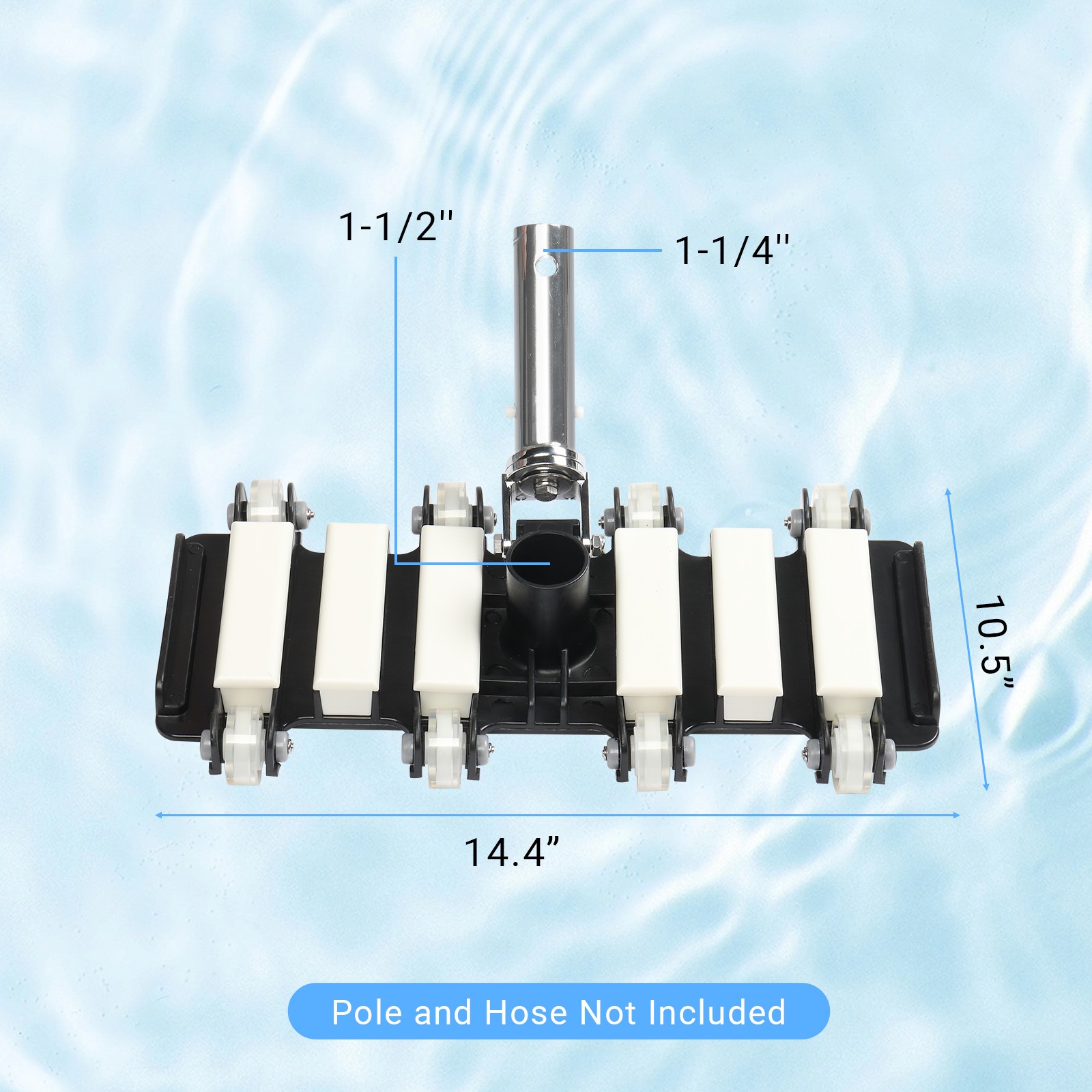 Swimming Pool Vacuum Head, Professional Flexible Pool Cleaner for In-Ground