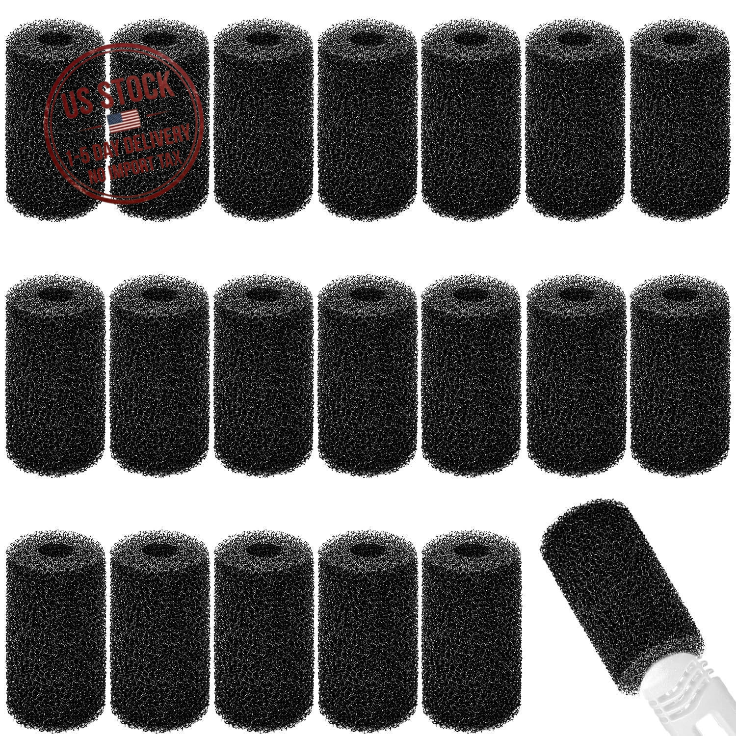 20Pack Pool Cleaner Sweep Hose Tail Scrubbers Replacement Backup Filter Parts 36